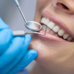 a dental patient undergoing gum disease and gum recession treatment.